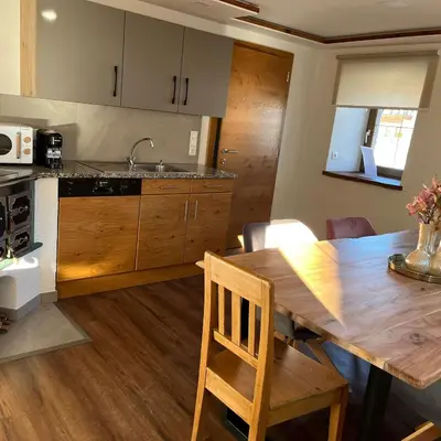 Küche/Küchenzeile in der Unterkunft Aichlburg Appartement
