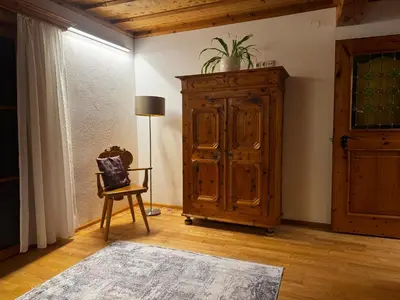 Ein Bett oder Betten in einem Zimmer der Unterkunft Ferienwohnung Muss