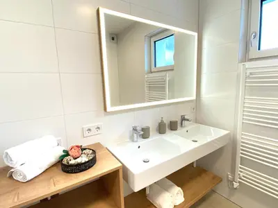 Ein Badezimmer in der Unterkunft Grimming View I