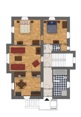 Grundriss der Unterkunft Villa Stephanie