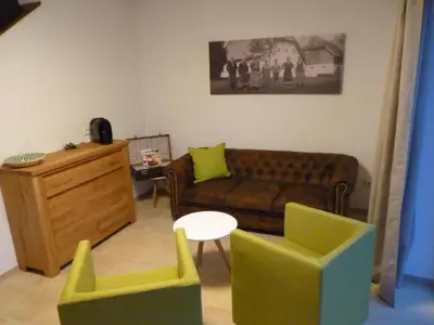 Ein Sitzbereich in der Unterkunft Apartment Traunstein by Interhome