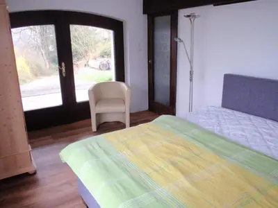 Ein Bett oder Betten in einem Zimmer der Unterkunft Holiday Home Haus Traunsee-Blick by Interhome