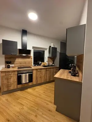 Küche/Küchenzeile in der Unterkunft Apartment Almtal Liebe