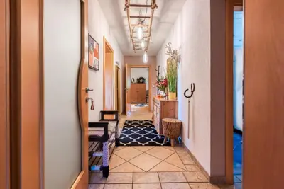 Ein Badezimmer in der Unterkunft ,,Am Berg''- Ruhige Lage, See- und Traunsteinblick, 70 m2