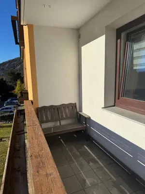 Ein Balkon oder eine Terrasse in der Unterkunft Appartement Märzenkeller