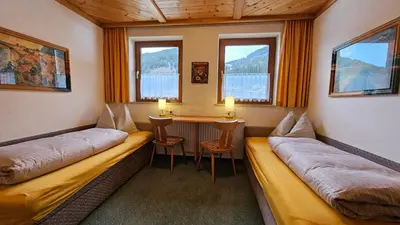 Ein Sitzbereich in der Unterkunft Landhaus Gollegger Appartements Flachau