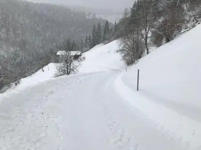Apartment mit Blick auf die Berge by Interhome im Winter