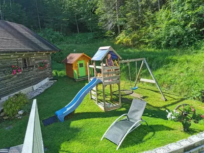 Ein Kinderspielbereich in der Unterkunft Appartement Seggl