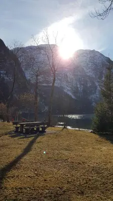 Naturlandschaft in der Nähe des Privatzimmers