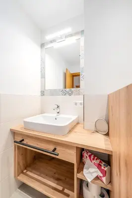 Ein Badezimmer in der Unterkunft Stieglerhof Bergrefugium & Kaiblingblick - by myNests