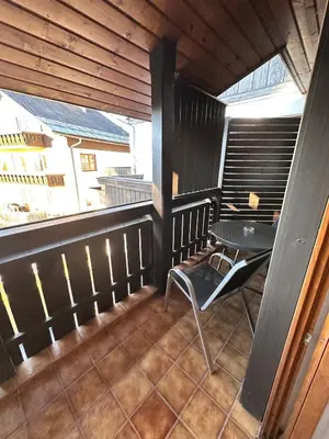 Ein Balkon oder eine Terrasse in der Unterkunft Studio 4 Bad Mitterndorf - Skiurlaub & Wandern