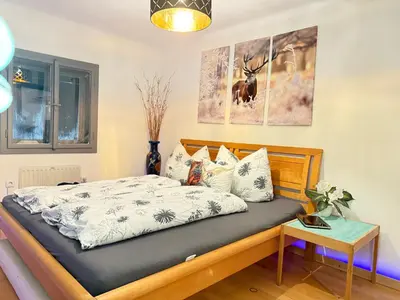 Ein Bett oder Betten in einem Zimmer der Unterkunft Haus Bernstein Apartment 2