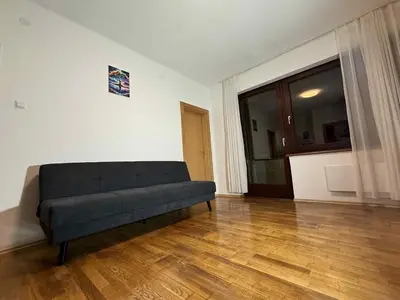 Ein Sitzbereich in der Unterkunft Relax Wohnung