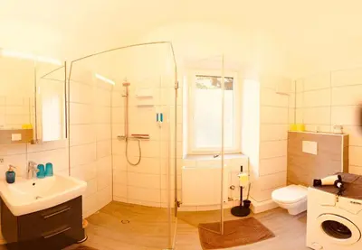 Ein Badezimmer in der Unterkunft Apartment Haus Braumandl