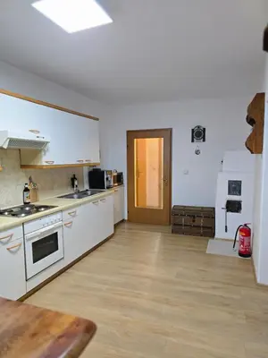 Küche/Küchenzeile in der Unterkunft Sager Haus