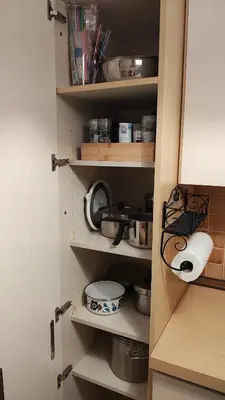 Küche/Küchenzeile in der Unterkunft Appartment Guido in 5 Minuten zum schönen Ödensee