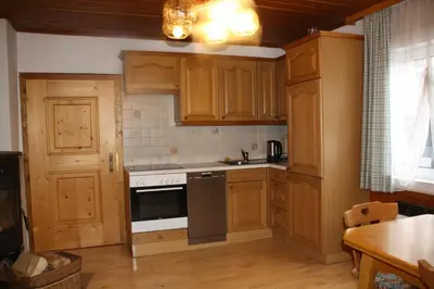 Küche/Küchenzeile in der Unterkunft Ferienhaus Feichtn Schuster