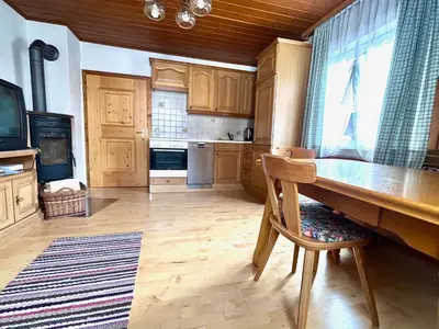Küche/Küchenzeile in der Unterkunft Ferienhaus Feichtn Schuster