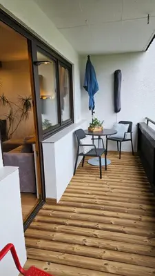 Ein Sitzbereich in der Unterkunft Appartement Franzls Altenmarkt im Pongau