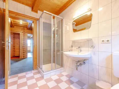 Ein Badezimmer in der Unterkunft Hühneregg