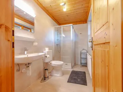 Ein Badezimmer in der Unterkunft Hühneregg