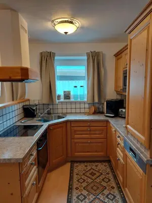 Küche/Küchenzeile in der Unterkunft Ferienwohnung Grundlsee