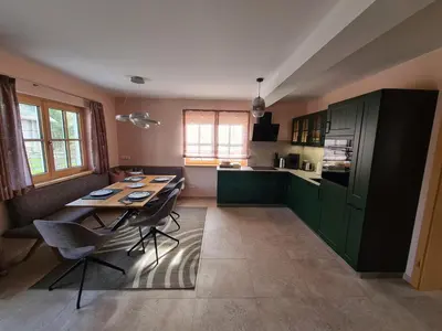 Küche/Küchenzeile in der Unterkunft Chalet Zinkenblick Bad Aussee