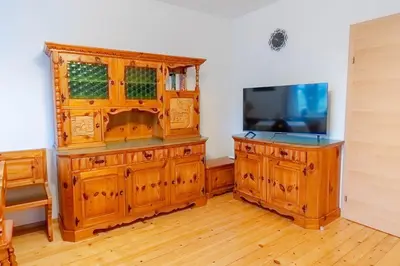 TV/Unterhaltungsangebot in der Unterkunft Ferienwohnung Ahammer