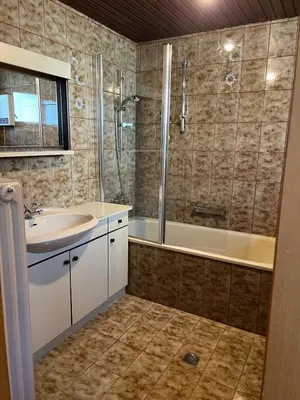 Ein Badezimmer in der Unterkunft Haus Sonnleiten