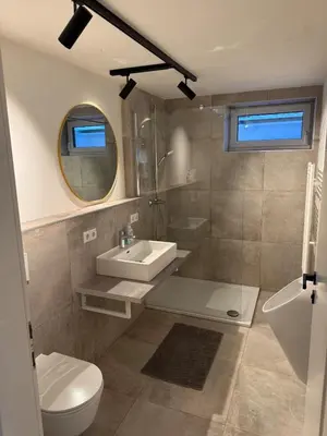 Ein Badezimmer in der Unterkunft Apartment Tannenhof V