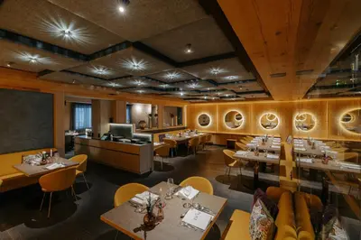 Ein Restaurant oder anderes Speiselokal in der Unterkunft nōa Schladming