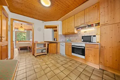 Küche/Küchenzeile in der Unterkunft Haus Martin Appartement Eichhörnchen