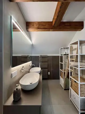 Ein Badezimmer in der Unterkunft Apartment Regenfelder