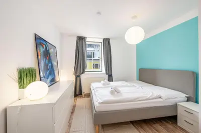Ein Bett oder Betten in einem Zimmer der Unterkunft City Base Schladming - by myNests