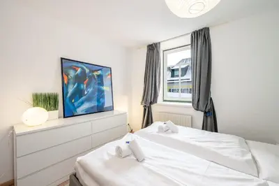 Ein Bett oder Betten in einem Zimmer der Unterkunft City Base Schladming - by myNests