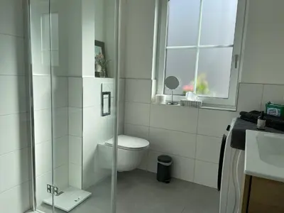 Ein Badezimmer in der Unterkunft Gemütliches Zimmer im Herzen von Gröbming Küche und Bad zur Mitbenutzung