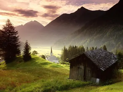 Naturlandschaft in der Nähe des Campingplatzes