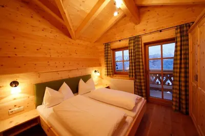 Ein Bett oder Betten in einem Zimmer der Unterkunft Chalet Torstein