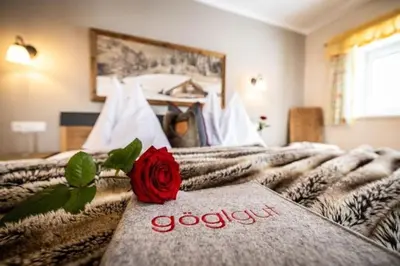 Ein Bett oder Betten in einem Zimmer der Unterkunft Göglgut