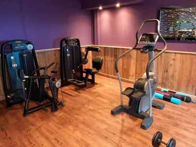 Das Fitnesscenter und/oder die Fitnesseinrichtungen in der Unterkunft Apartment Deluxapartment Simon by Interhome