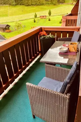 Ein Balkon oder eine Terrasse in der Unterkunft Apartment Apartment Daniel by Interhome