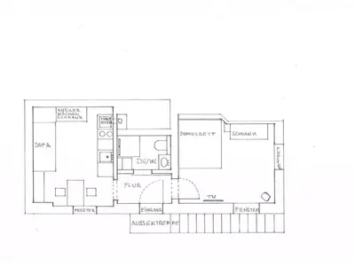 Grundriss der Unterkunft Apartment in Sankt Koloman mit Großer Terrasse by Interhome