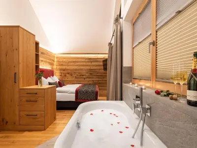 Ein Bett oder Betten in einem Zimmer der Unterkunft Holiday Home Edelstein by Interhome