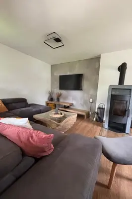 Ein Sitzbereich in der Unterkunft Holiday Home Schönes Ferienhaus by Interhome