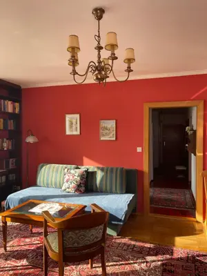 Ein Sitzbereich in der Unterkunft AAA Ferienwohnung Bad Ischl