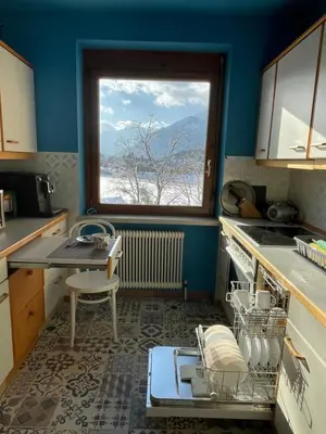 Küche/Küchenzeile in der Unterkunft AAA Ferienwohnung Bad Ischl