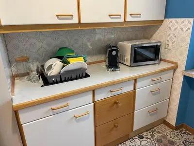 Küche/Küchenzeile in der Unterkunft AAA Ferienwohnung Bad Ischl