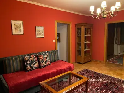 Ein Sitzbereich in der Unterkunft AAA Ferienwohnung Bad Ischl