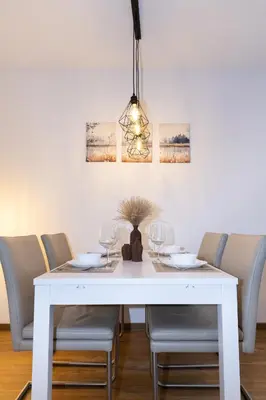 Ein Sitzbereich in der Unterkunft Appartement Bergnest 5
