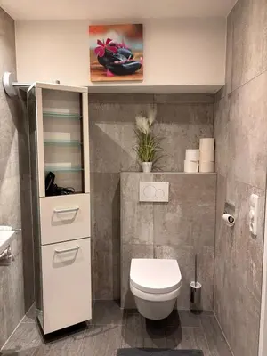 Ein Badezimmer in der Unterkunft Hotel Garni Daniela Urich